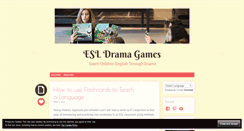 Desktop Screenshot of esldramagames.com